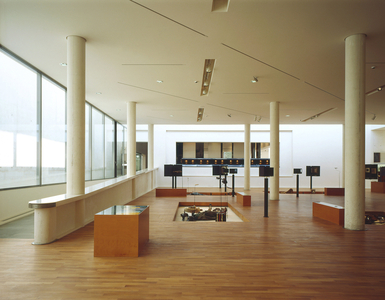 History of the Great War in Peronne, Somme, Picardie, France.. Architecture by Henri Ciriani, 1992. Photography 1992