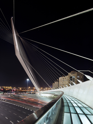 King David's Harp Bridge to Jerusalem David's harp Bridge - Jerusalem - Israel