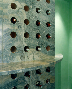 Bar Restaurant Puzzle, rue Princesse, Paris 6. Architecture by Philippe Starck, 1987. Photography 1987.