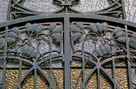 The Hotel Bergeret, 24 rue Liennois in Nancy (Meurthe and Moselle). Architect Lucien Weissenburger (1860-1929) 1904. In Nancy, Art Nouveau takes the name of Ecole de Nancy, or Alliance provincial des industries d'art, thanks in particular to the emblematic figure of Emile Galle. Glassware, furniture, stained glass, ceramics, leather, ironwork, architecture, etc., participate in this vast movement of renovation of decorative arts that still marks the city today.