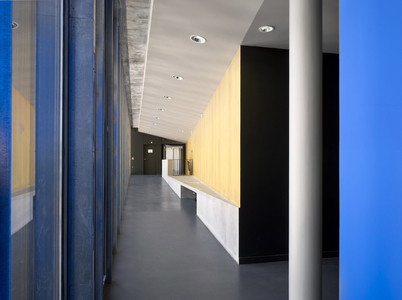 The Conservatoire de danse, de musique et d'art dramatique, 55-61 rue Marthe, Clichy la Garenne (Hauts de Seine). Architect Bernard Desmoulin, 2009. Photography 10/09/09.