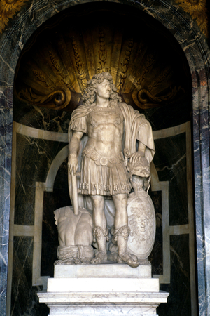 Large apartment of King Louis XIV (1638-1715) called the flat of the planets, Venus lounge with intervention by Jules Hardouin-Mansart (1646-1708). Chateau de Versailles (Les Yvelines). Principal architects Louis Le Vau (1612-1670) and Jules Hardouin Mansart (1646-1708), 1660-1700.