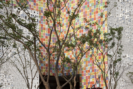 The South Korea Pavilion has the World Exhibition in Shanghai, China, 2010. Photography 23/05/10