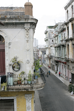 Centro Habana district in Havana, Cuba.