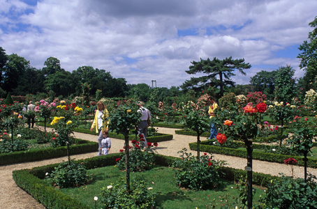Parc de Bagatelle, Paris 75016. The result of a bet between Marie-Antoinette and the Comte d'Artois, who had acquired the estate in 1775, this trifle miraculously emerged from the earth in sixty-four days! The park was designed by Belanger and realized by Thomas Blaikie, in a typical Anglo-Chinese style of that period.