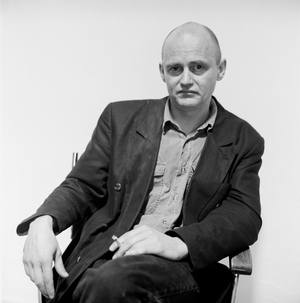 Portrait of Gerd Bonfert, Romanian photographer. Photography 1993