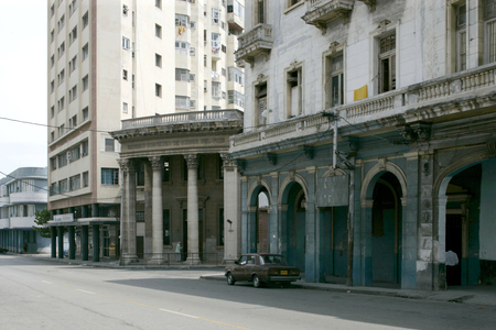 Quarter Centro Habana, Calzada de la Infanta in Havana, Cuba.