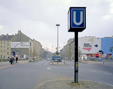 U Bahn (Metro) in Berlin, Germany. Photograph 2003.