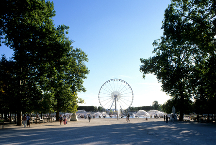 Jardin des Tuileries, Paris. The garden was redesigned by Andre Le Notre (1613-1700).