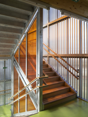 Kindergarten, Rue de Saussure, Paris 17th arrondissement. Architect Helene Fricout Cassignol, 2008.