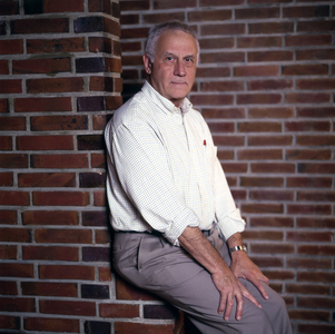 Portrait of Adrien Fainsilber, French architect and urban planner.