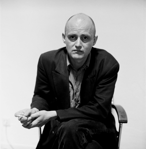 Portrait of Gerd Bonfert, Romanian photographer. Photography 1993