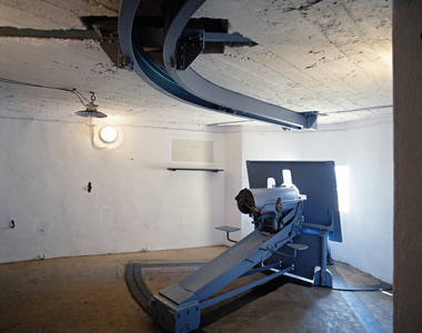 Casemate of Bourges Ouest at Fort d'Uxegney, Place d'Epinal, Uxegney, Vosges, Lorraine, France. Architecture of Rivieres Sere, 1874-1914.