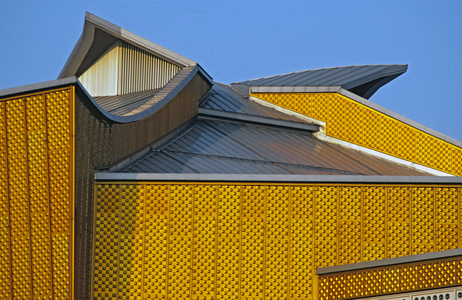 Philarmony (Kultur Forum) of Berlin (Germany). Architect Hans Scharoun, 1960-1963.