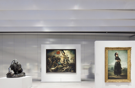 Freedom guiding the people of Delacroix at the Musee du Louvre-Lens Louvre-Lens - 2012, Kazuyo Sejima and Ryue Nishizawa - Sanaa Agency -