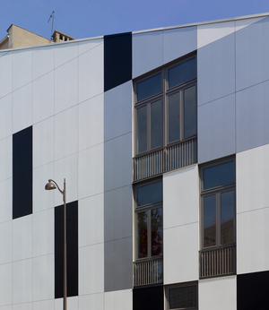 Centre d'animation et de spectacle, Place des Fetes, Paris 19. Architecture by Christian Biecher, 2007. Photography 16/09/07