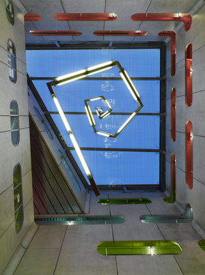 L'Atrium, Universitite Pierre et Marie Curie, Jussieu, Paris 6th Arrondissement.Peripheriques Architectes, Anne Francoise Jumeau, Emmanuelle Marin, David Trottin, 2002-2006.