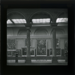 Brussels Art Gallery (lantern slide)