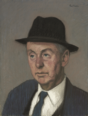 Portrait of Rex Nan Kivell, c.1969 (pastel on paper)