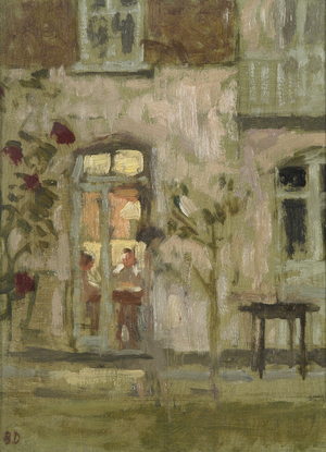 The French Window (oil on wood panel)