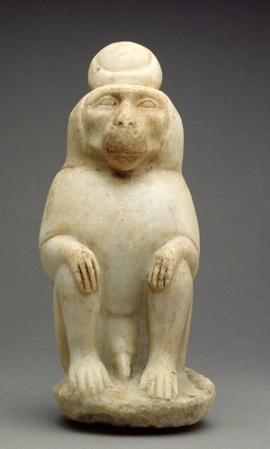 Baboon of the god Thoth (marble)
