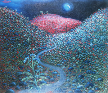 Half Moon, 1988 (oil on canvas)