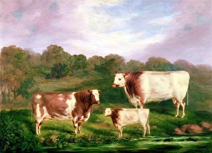 Towneley Pedigrees, 1858-61 (oil on canvas)