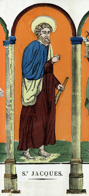 Saint James, 19th century (Epinal print)