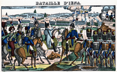 Battle of Iena (1806), 19th century (Epinal print)