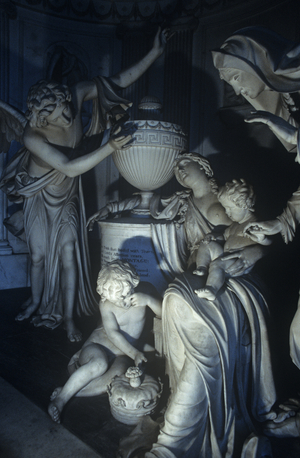 Monument to Mary, Duchess of Montagu, St Edmund's Church, Warkton, Northamptonshire (photo)