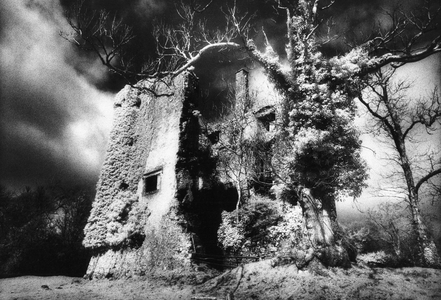 'Old' Castle Hackett, County Galway (b/w photo)