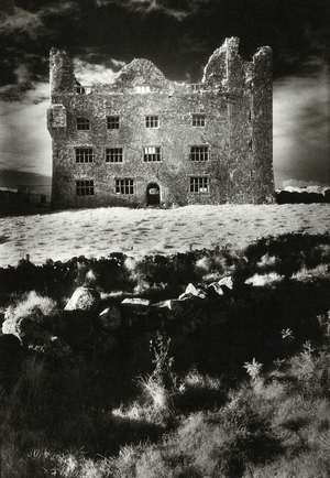 Leamaneagh Castle, County Clare (b/w photo)