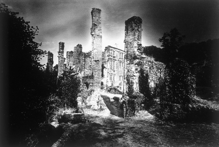 Berry Pomeroy Castle, Devon (b/w photo)
