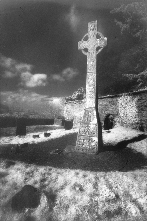 High Cross, Moone, County Kildare (b/w photo)