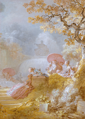 Blindman's Buff (Le Colin-Maillard) c.1755-80 (oil on canvas)