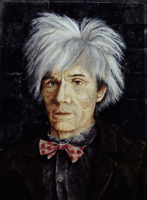 Warhol (1926-87) (oil on tempera on paper laid on board)