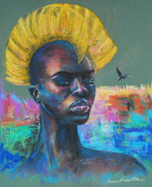 Guardian (pastel on paper)