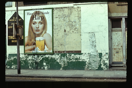 Have a Cool Blonde Harp, Kilburn, 1966 (photo)