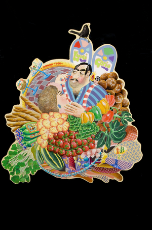 Love in the Deli, 2010 (acrylic on board)