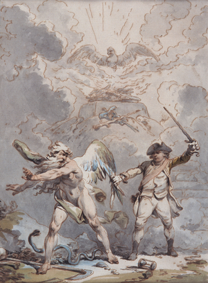 Painting for the Lodge of the Companions, c.1787 (w/c on paper)