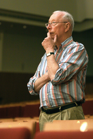 The musical ensemble “Les Arts Florissants”” directed by William Christie. Photography Salle Pleyel, 2008.