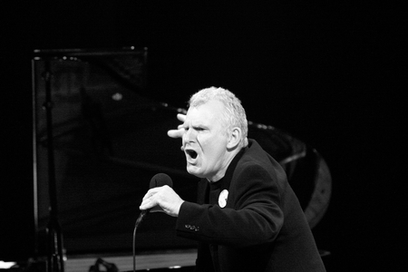 Bernard Joyet in concert for “” Le 1er mai c'est Ferre””, on 05/01/2008 at Trianon in Paris. Photography