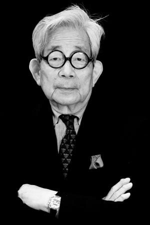 Portrait of Japanese writer Kenzaburo Oe. March 2012.