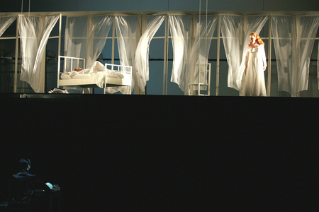 General repetition of “The Rake's Progress””, opera by Igor Stravinsky at Opera Gernier, Frevrier 2008. Orchestre et choreurs de l'Opera de Paris directed by Edward Gardner and directed by Olivier Py. Photography
