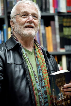 Portrait of American writer Russell Banks. March 2012