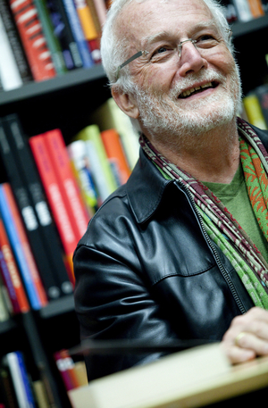 Portrait of American writer Russell Banks. March 2012