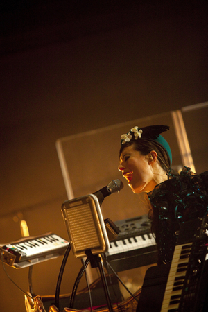Concert by Emilie Simon during the Festival Days Off, Cite de la Musique.