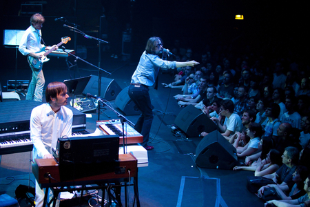 Concert “Private Domain”” by Air with Jarvis Cocker as an invitation. Photography Cite de la musique, June 2010.