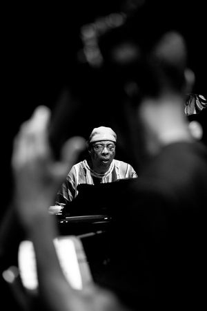 Chucho Valdes, pianist. Grande Halle de la Villette, Paris. Photography festival jazz a la villette 2010