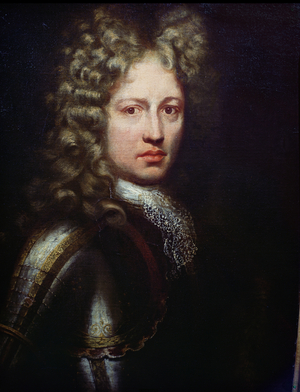 Portrait of Patrick Sarsfield, titular Earl of Lucan (d.1693) Irish Jacobite and soldier (oil on canvas)